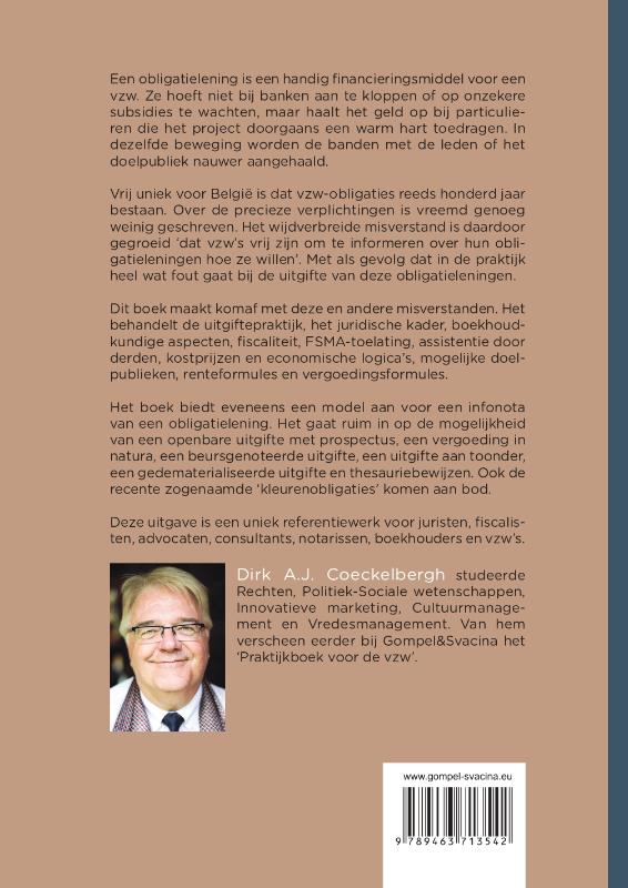 Achterkant van De vzw-obligatie