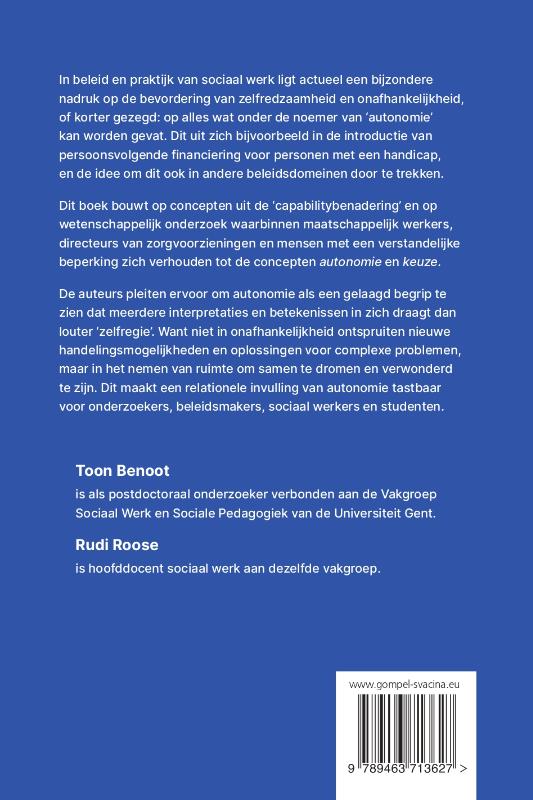 Achterkant van Hoe weten wat te willen