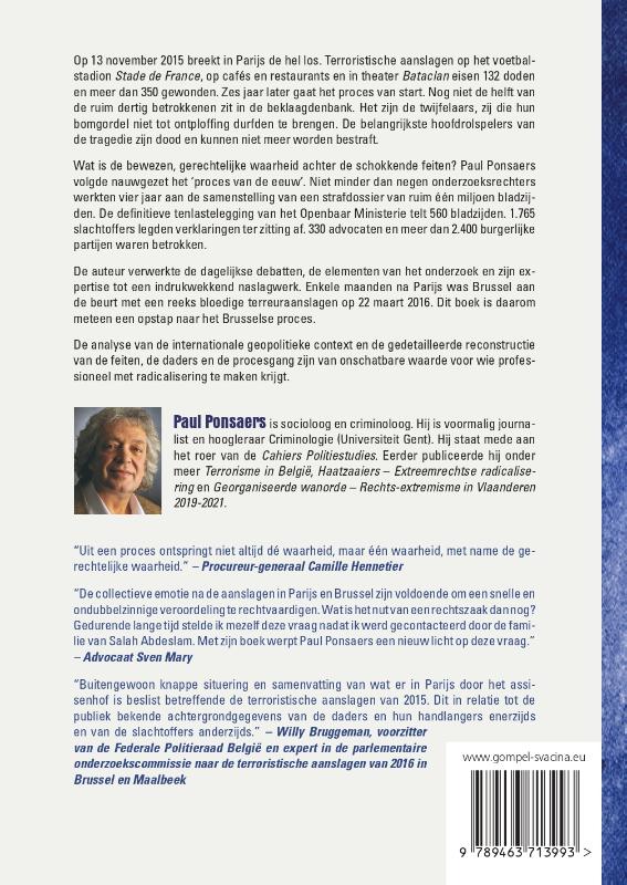 Achterkant van Het terreurproces van Parijs