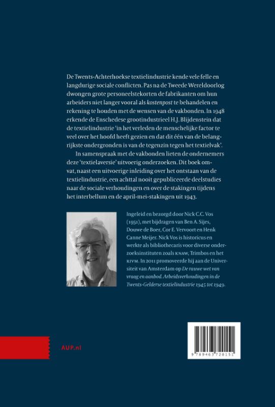 Achterkant van Strijd en overleg