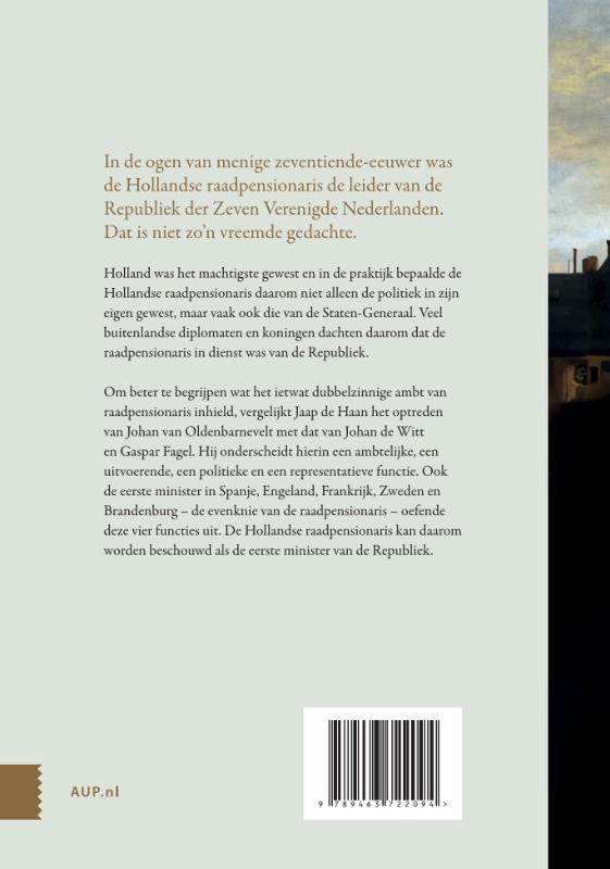 Achterkant van De eerste minister van de Republiek