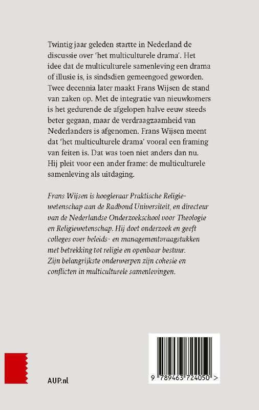 Achterkant van De multiculturele uitdaging