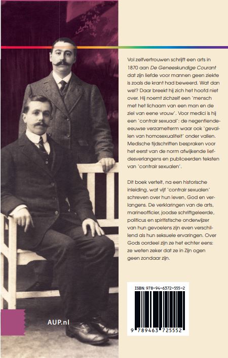 Achterkant van In Zijn ogen geen zondaar
