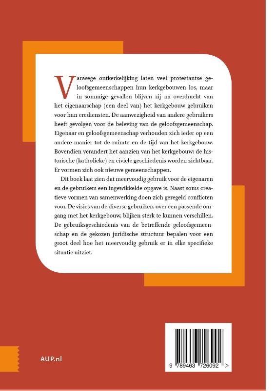Achterkant van Tussen erfgoed en eredienst