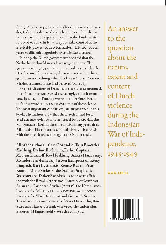 Achterkant van Beyond the Pale