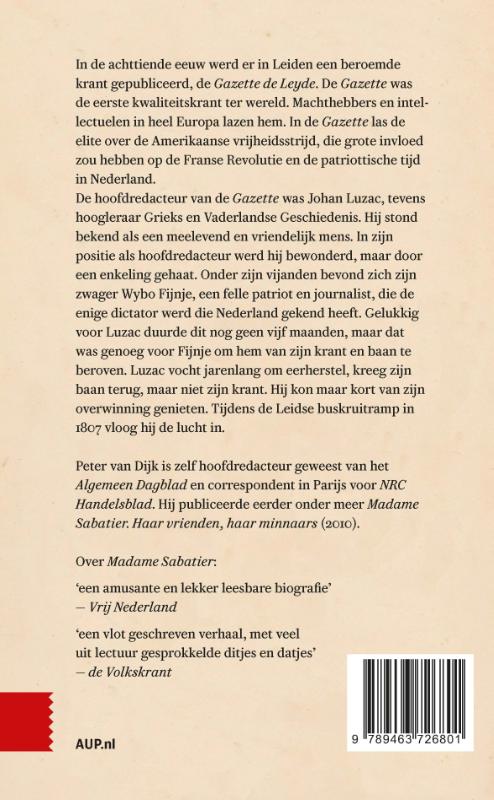 Achterkant van De beste krant van Europa