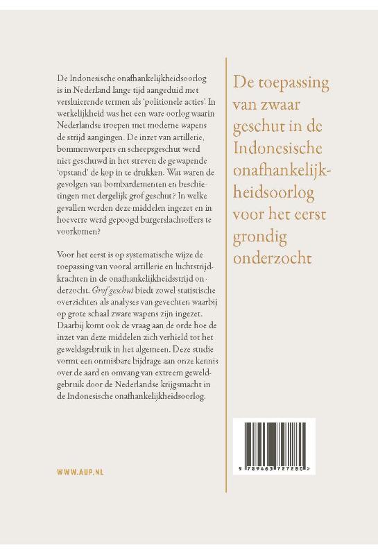 Achterkant van Grof geschut