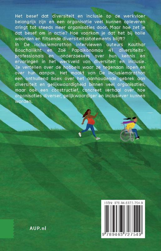Achterkant van De inclusiemarathon