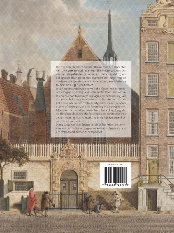 Achterkant van In het voetspoor van Blasius