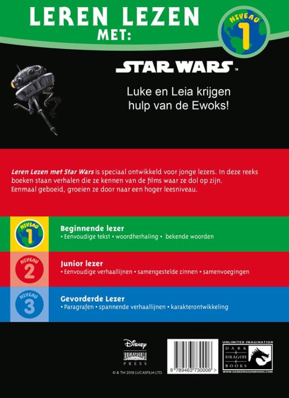 Achterkant van leren lezen niveau 1
