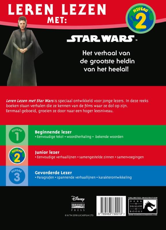 Achterkant van niveau 2 leren lezen