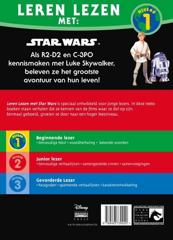 Achterkant van niveau 1 leren lezen