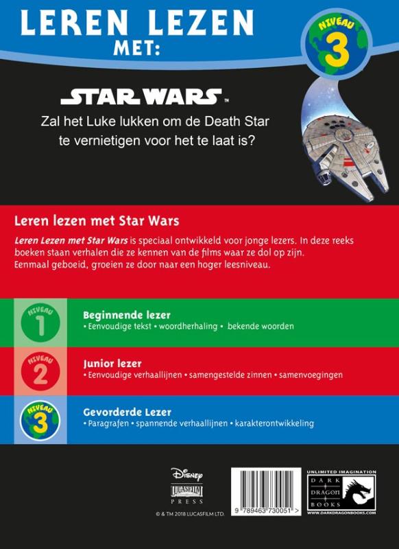 Achterkant van niveau 3 leren lezen
