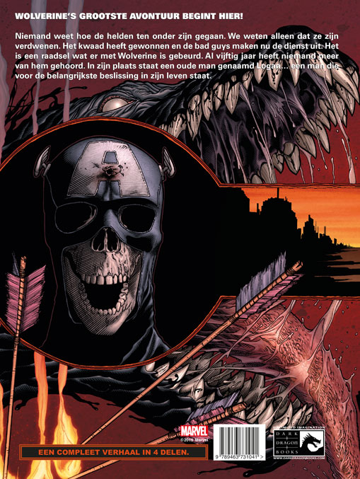 Achterkant van 1 Old man Logan