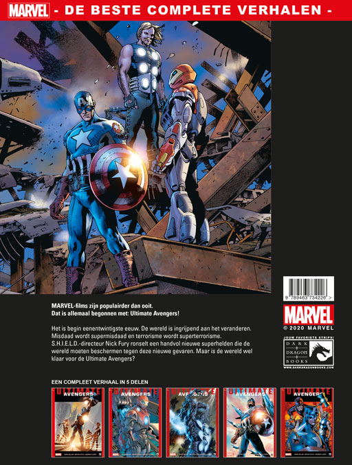 Achterkant van Ultimate Avangers 5