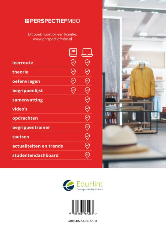 Achterkant van Klantreis in de retail