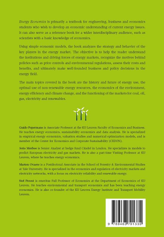 Achterkant van Energy Economics