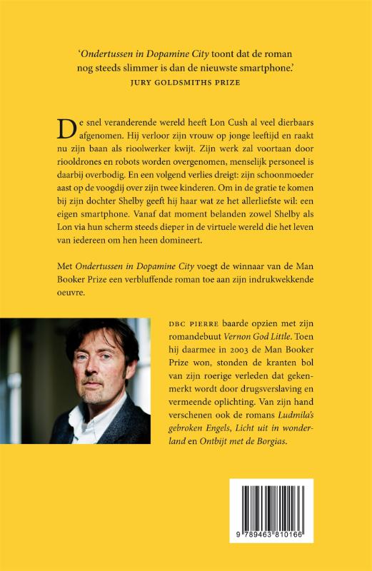 Achterkant van Ondertussen in Dopamine City