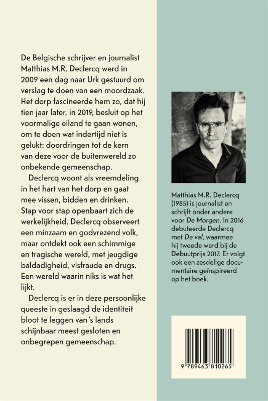 Achterkant van De ontdekking van Urk