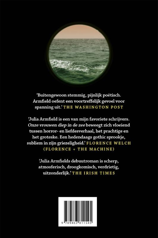 Achterkant van Onze vrouwen diep in de zee