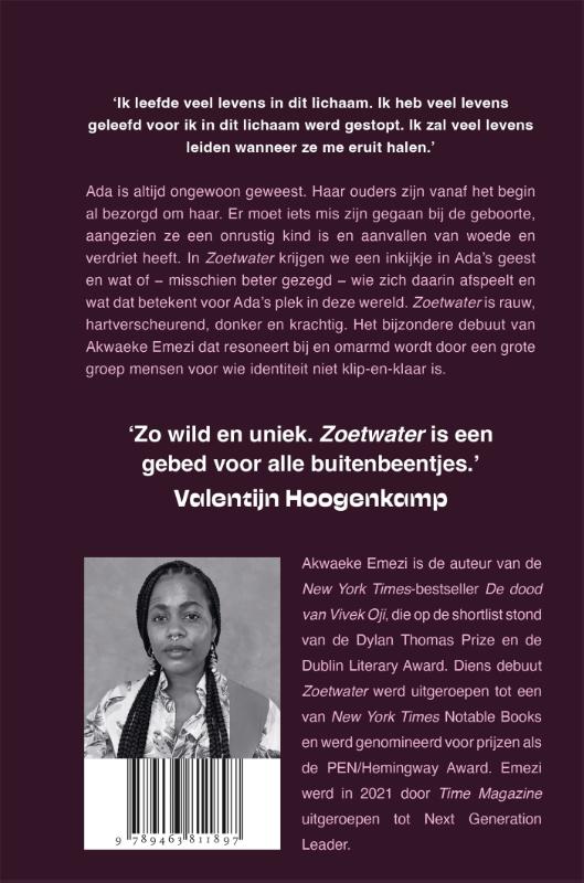 Achterkant van Zoetwater