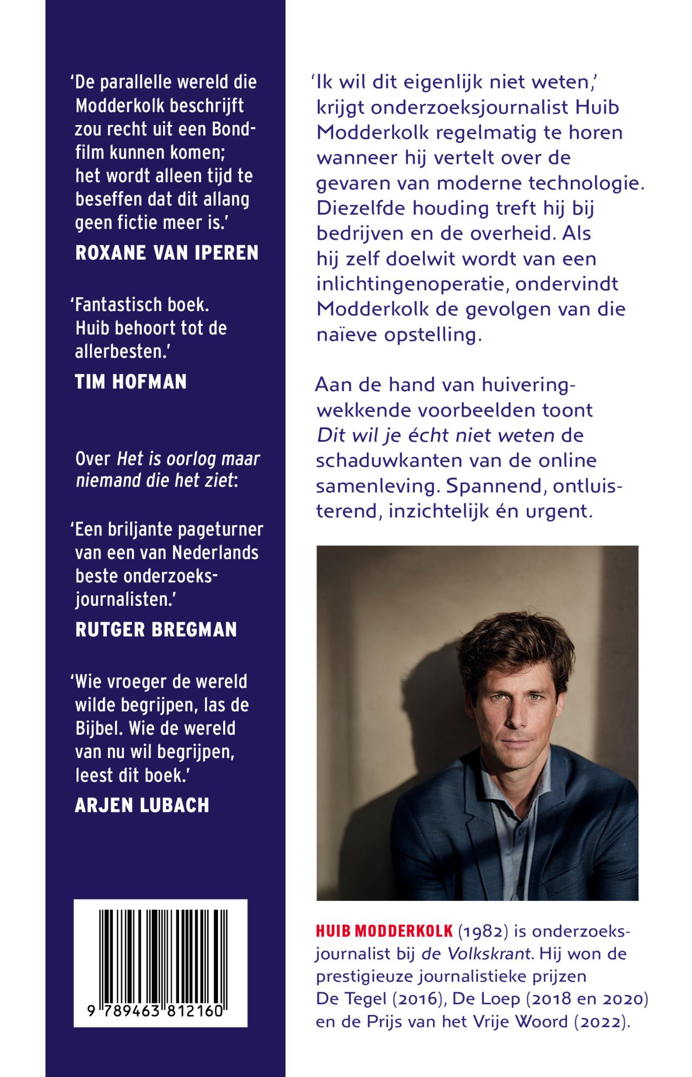 Achterkant van Dit wil je écht niet weten