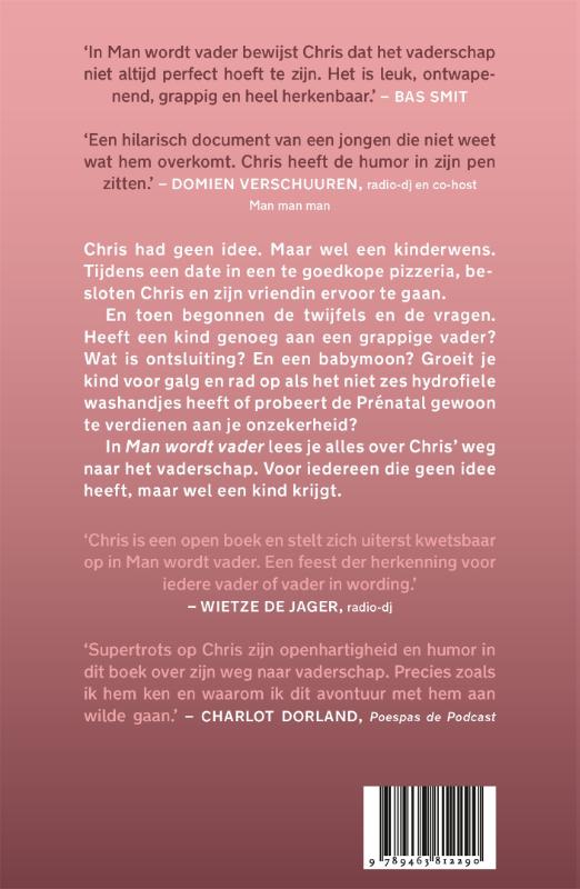 Achterkant van Man wordt vader