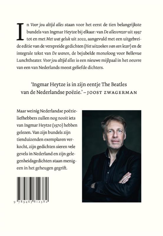 Achterkant van Voor jou altijd alles