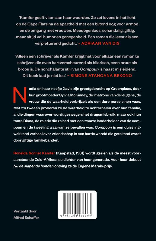 Achterkant van Compoun