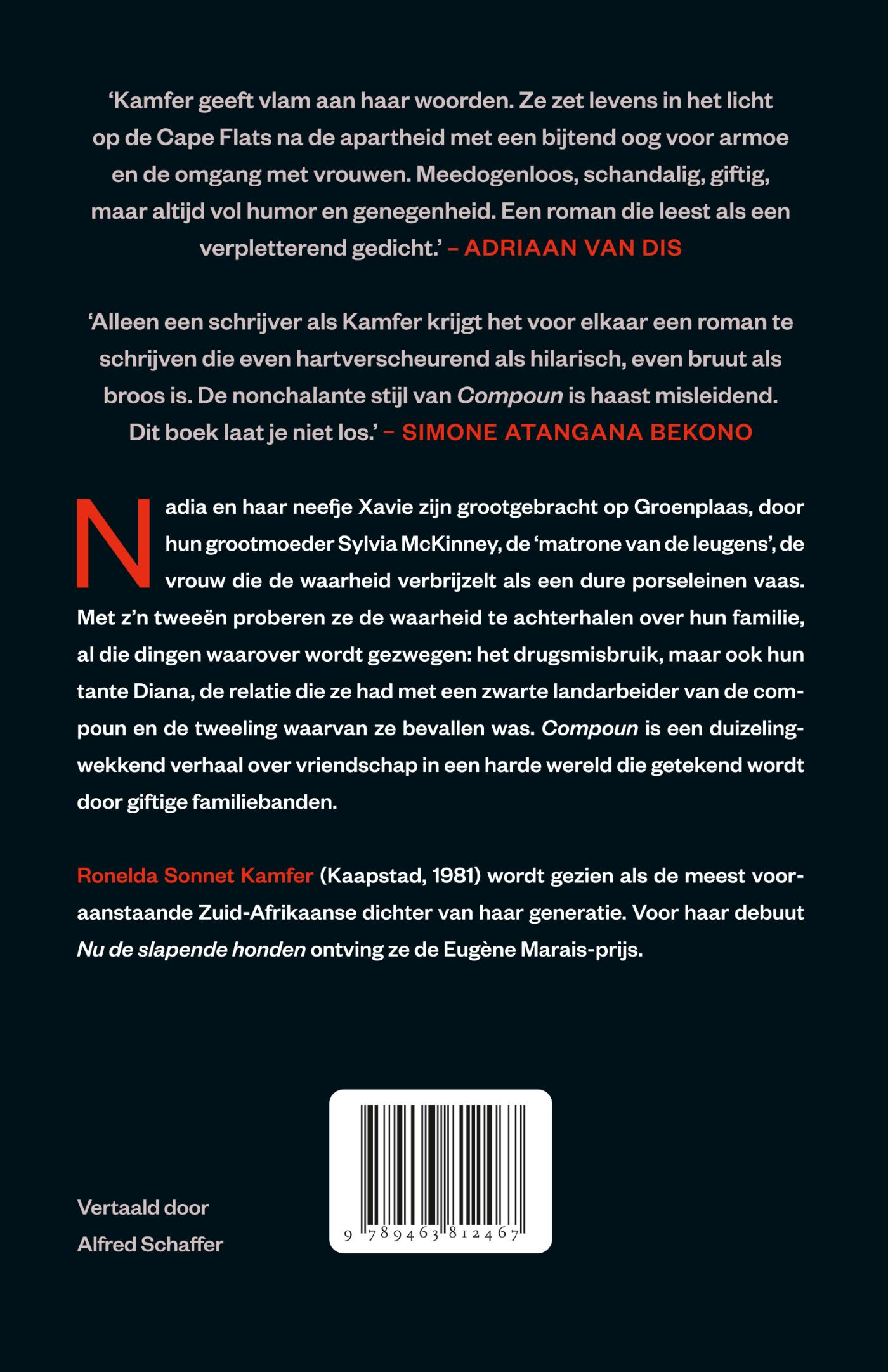 Achterkant van Compoun