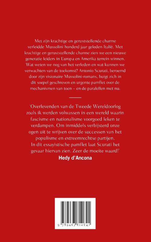 Achterkant van Fascisme en populisme