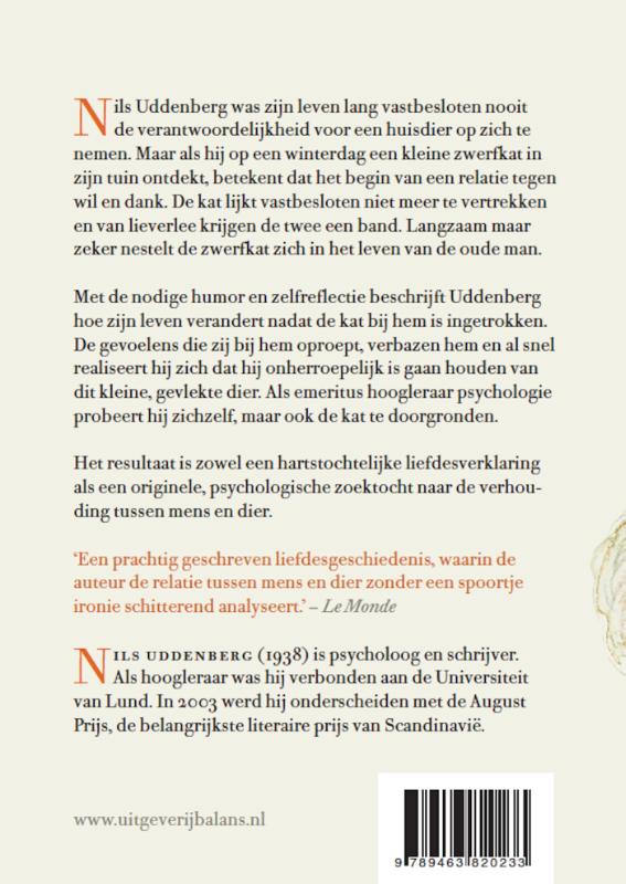 Achterkant van De oude man en de kat