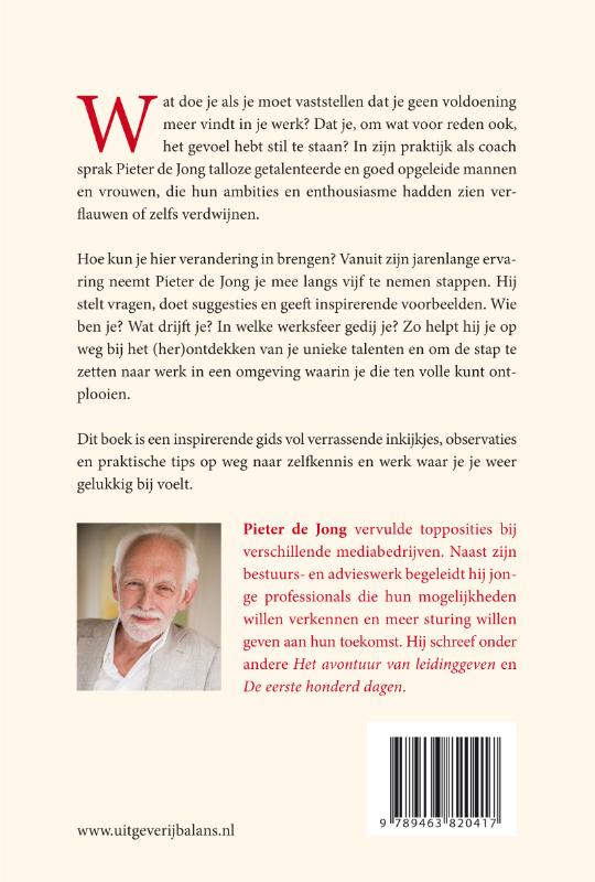 Achterkant van Op weg naar je droombaan