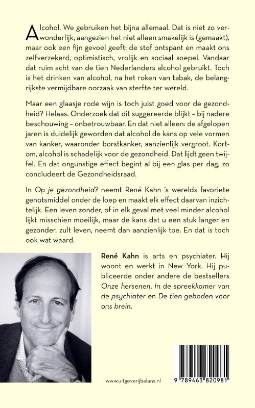 Achterkant van Op je gezondheid?