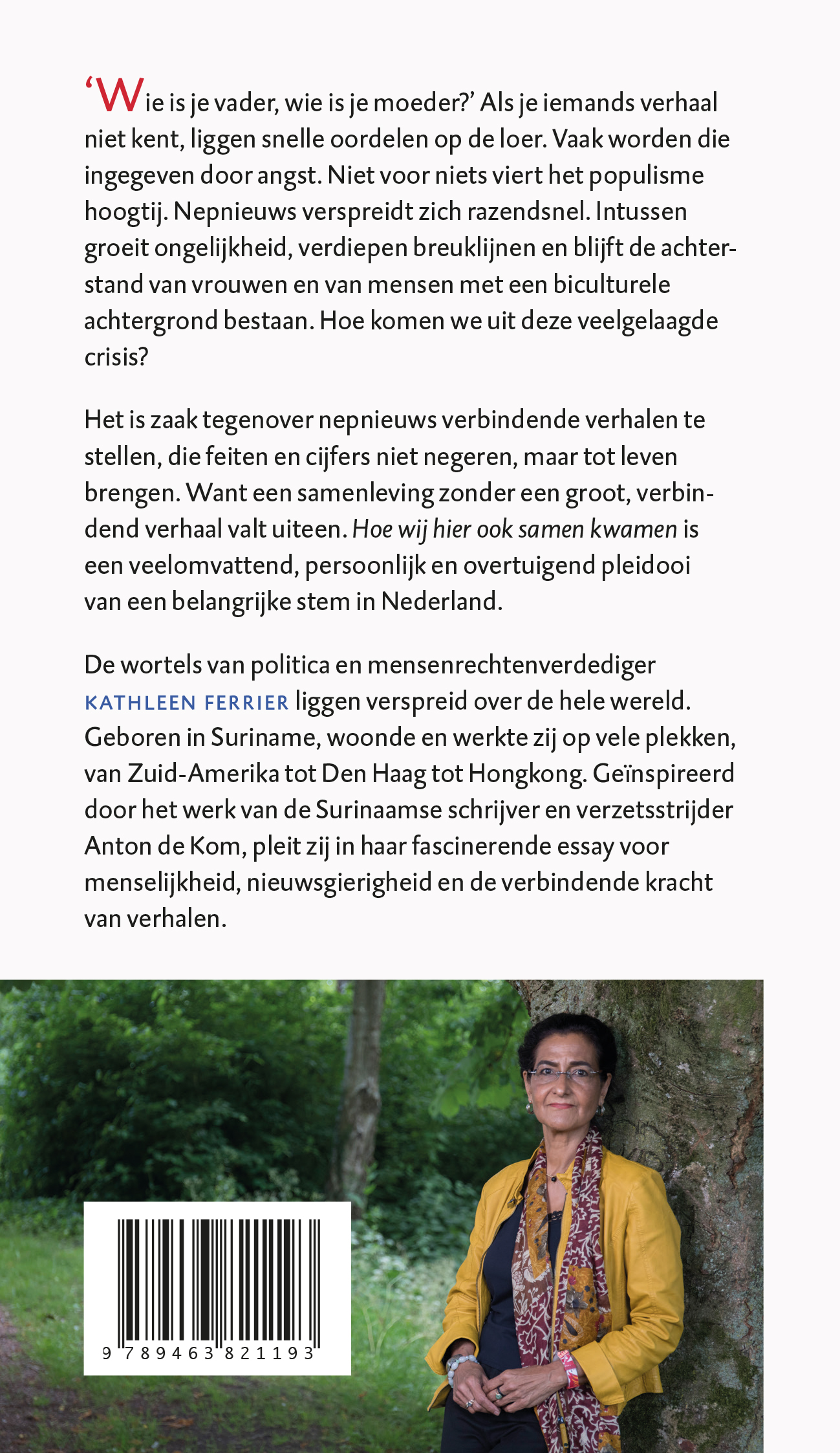 Achterkant van Hoe wij ook hier samen kwamen