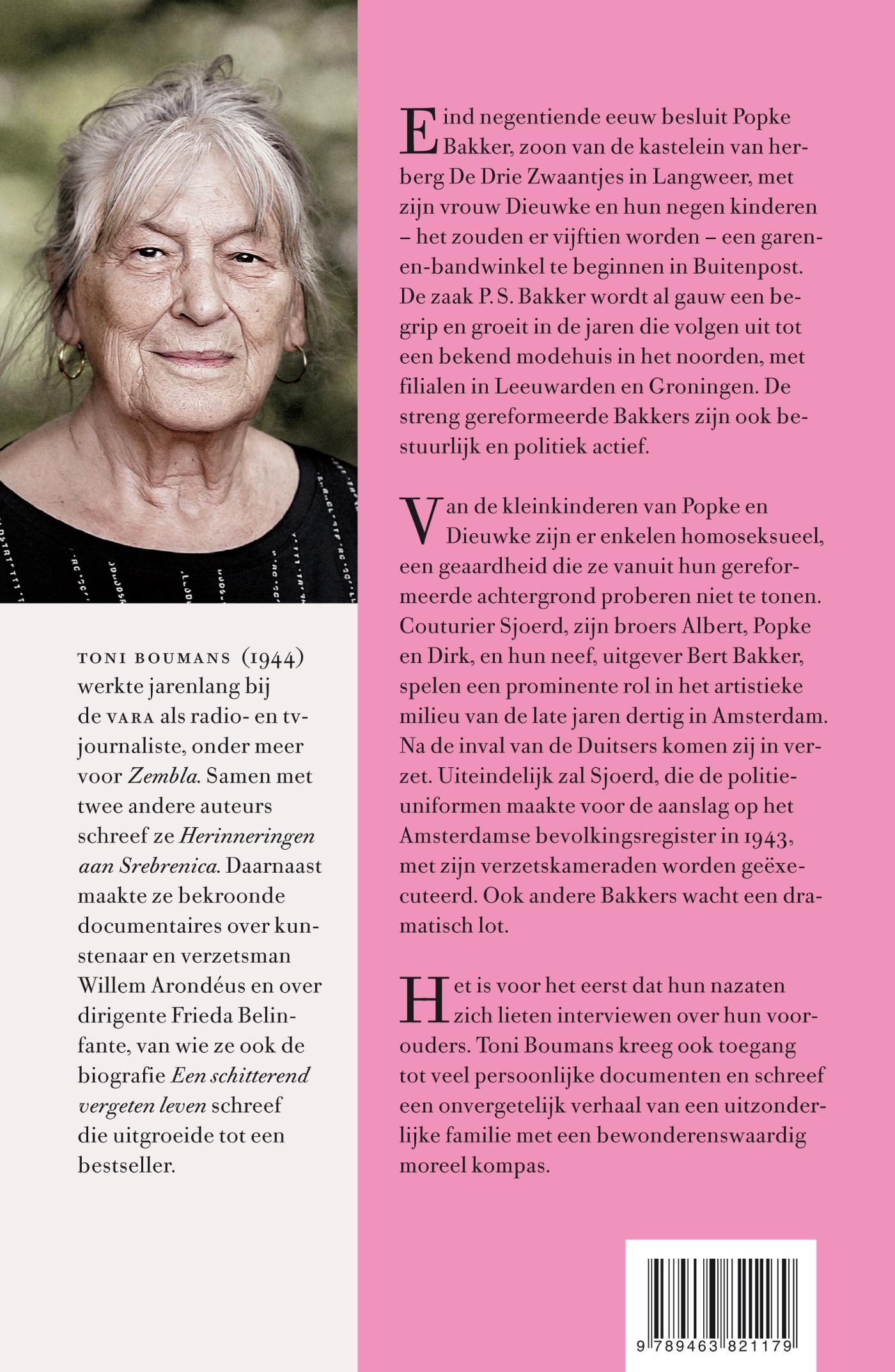 Achterkant van 'Je mag wel bang zijn, maar niet laf'