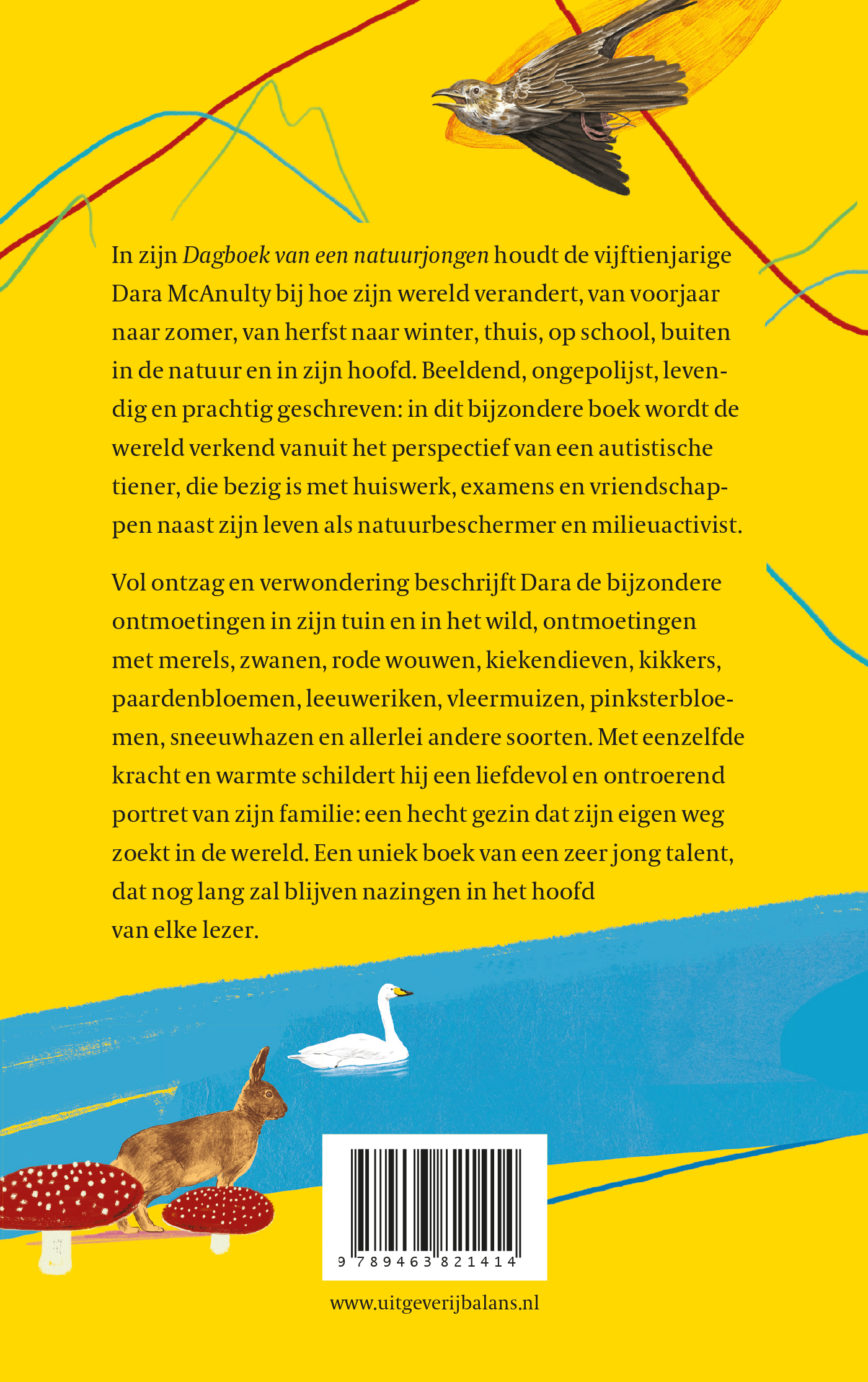 Achterkant van Dagboek van een natuurjongen