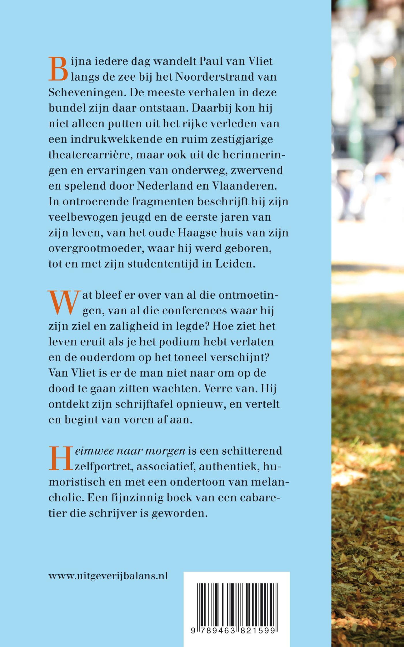 Achterkant van Heimwee naar morgen