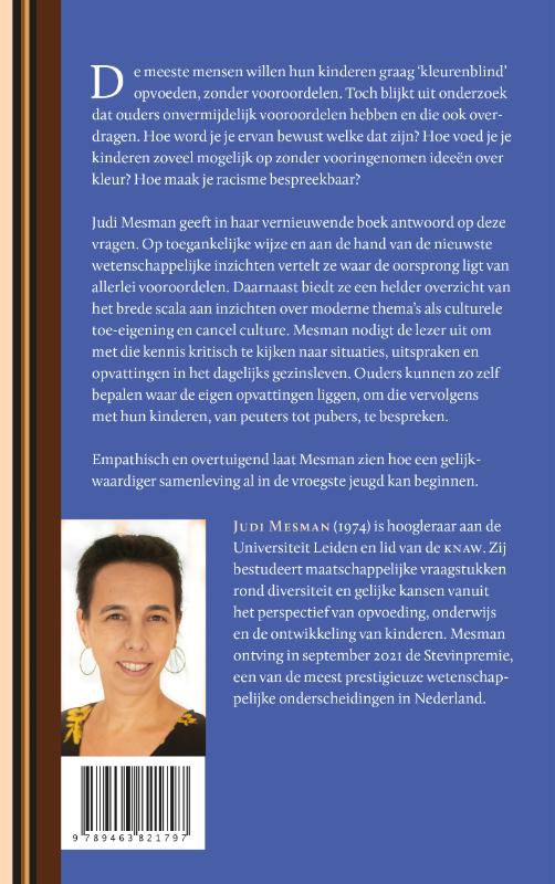 Achterkant van Opgroeien in kleur