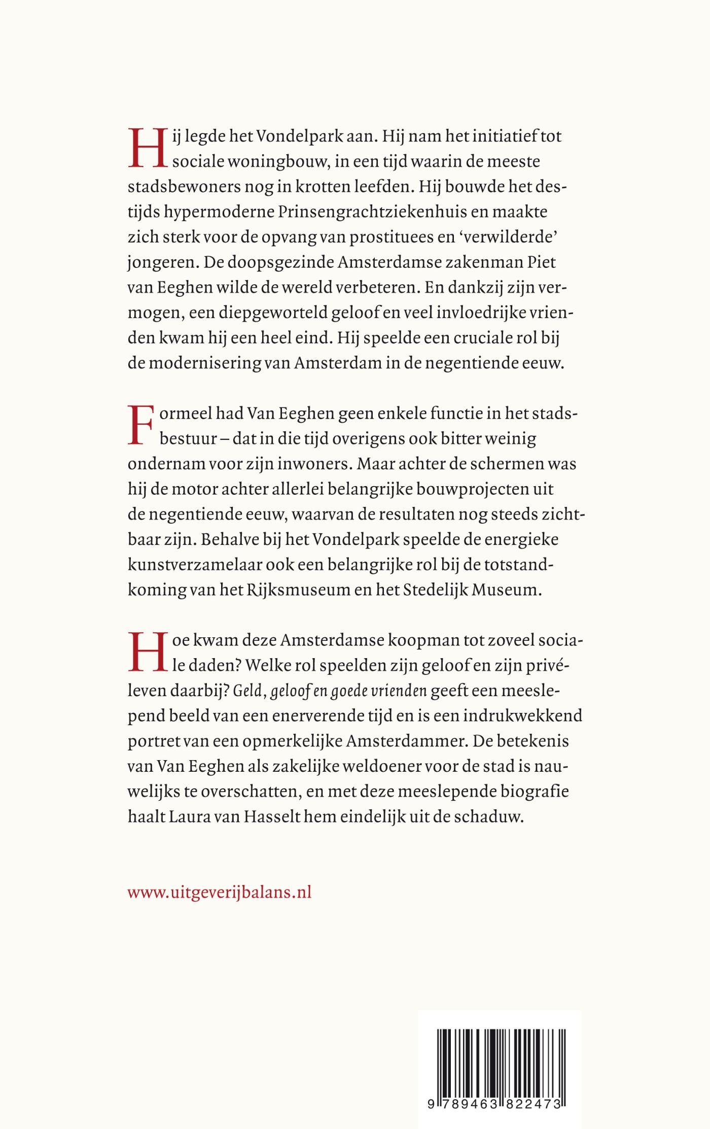Achterkant van Geld, geloof en goede vrienden