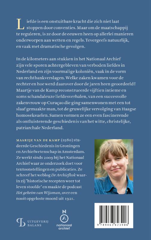 Achterkant van Verliefd en veroordeeld
