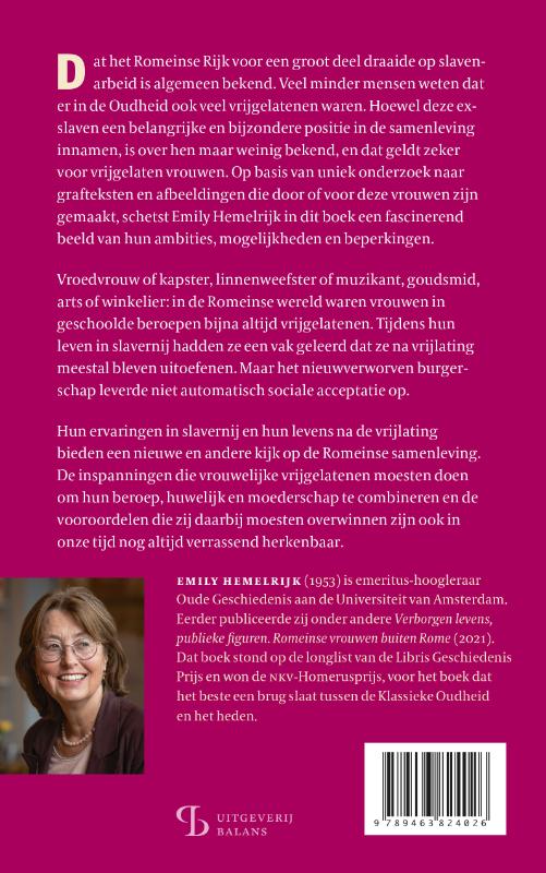 Achterkant van Eindelijk vrij