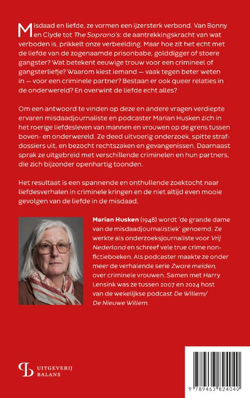Achterkant van Misdaad en liefde