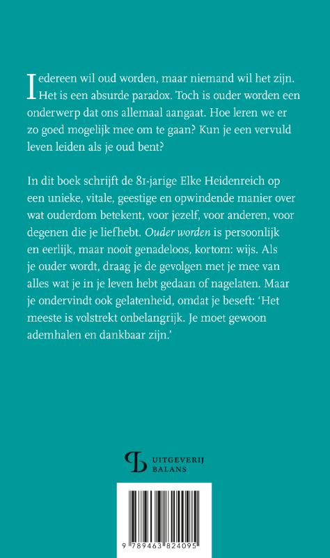 Achterkant van Ouder worden