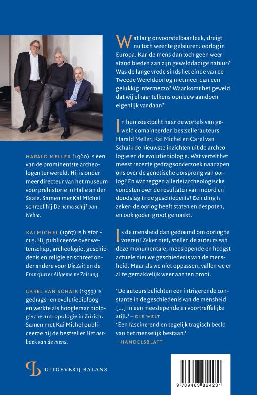 Achterkant van Waarom we vrede willen, maar oorlog voeren