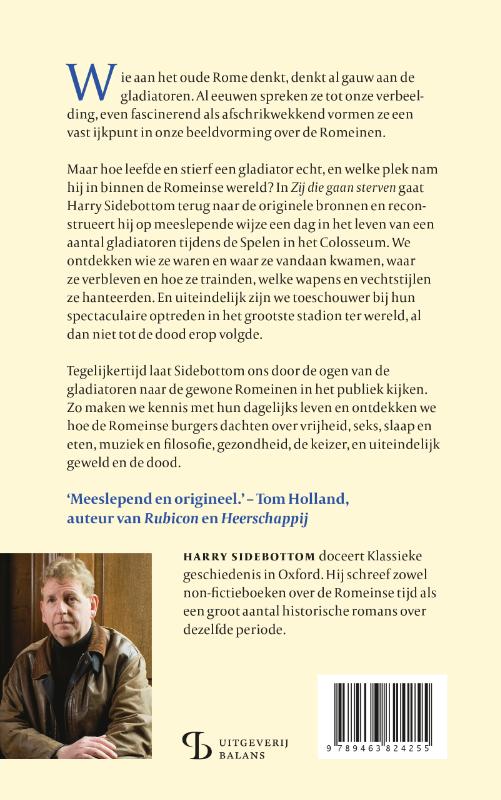 Achterkant van Zij die gaan sterven