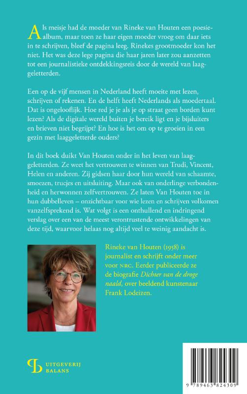 Achterkant van Onleesbare wereld