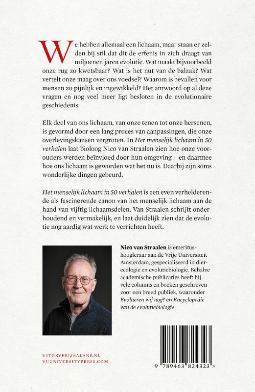 Achterkant van Het menselijk lichaam in 50 verhalen