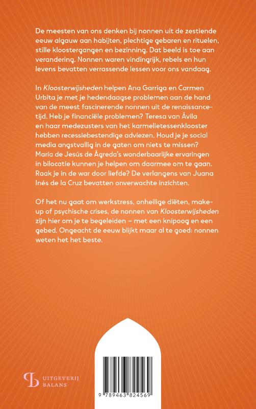 Achterkant van Kloosterwijsheden