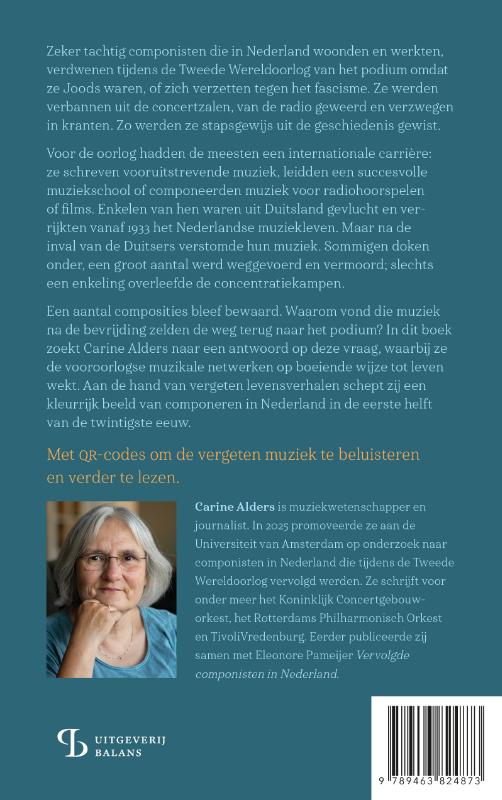 Achterkant van In een web van stilte
